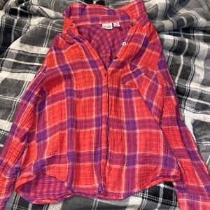 Mudd Plaid Flannel Shirt